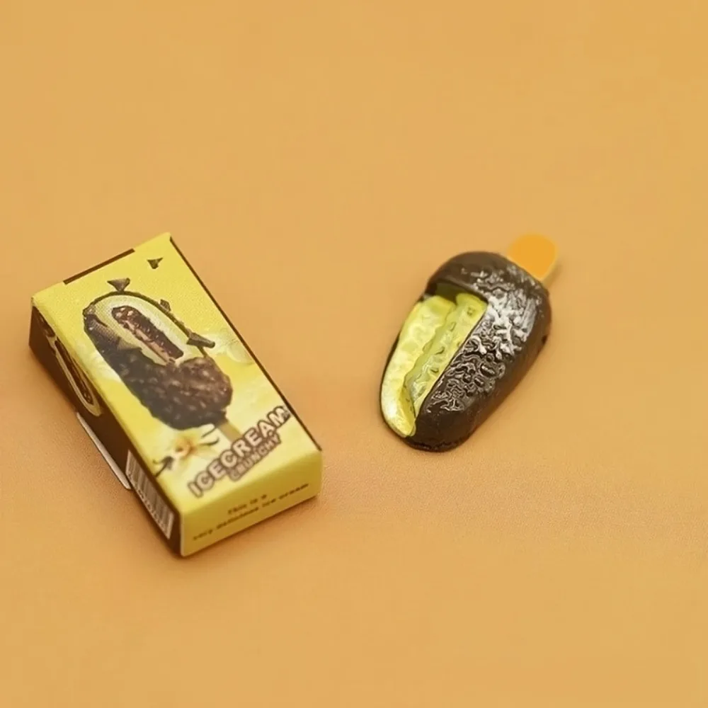 Helados miniatura con caja para casa de muñecas de resina - imagen 5