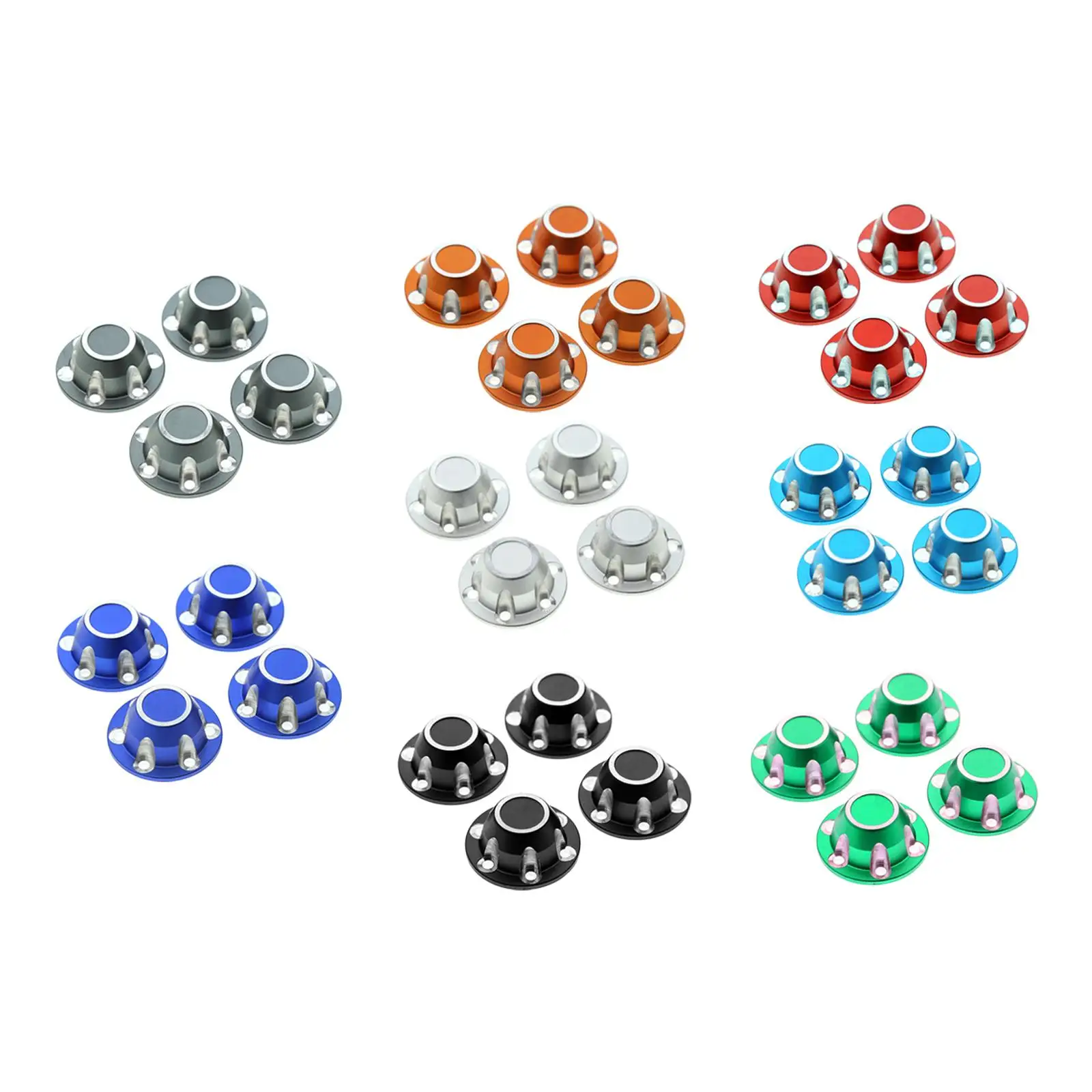Axial SCX6 JLU tuercas de rueda antidesajuste - imagen 5