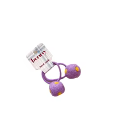 Diademas para bebé con bola de fieltro colorida, estilo coreano kawaii