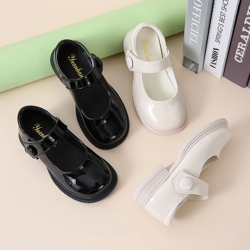 Bailarinas de cuero antideslizantes para niña – Suaves y flexibles - imagen 3