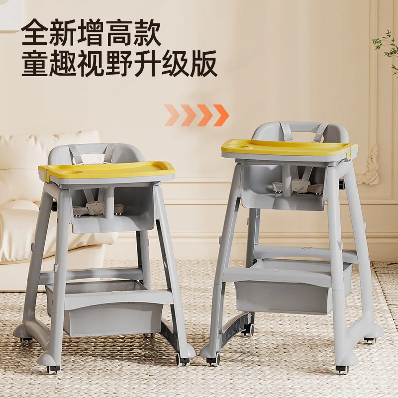 Silla alta de bebé gruesa para comedor hogar, restaurantes hotel - imagen 5