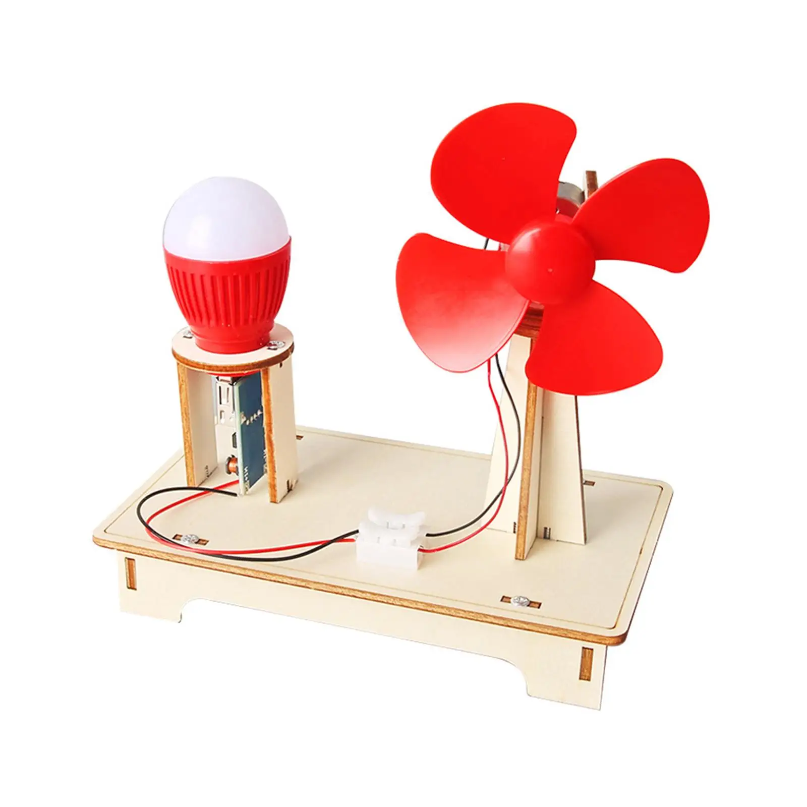 Kits de construcción en madera para niños: turbinas eólicas - imagen 2