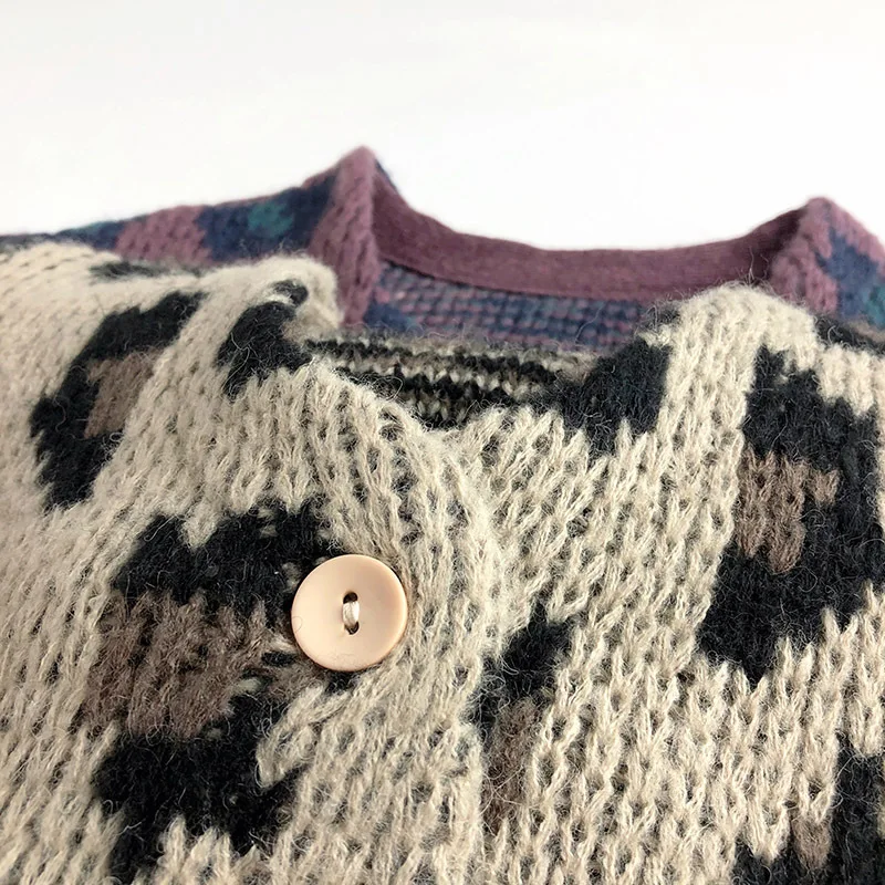 Milancel Suéter de leopardo para niñas y cárdigan de punto suave - imagen 4