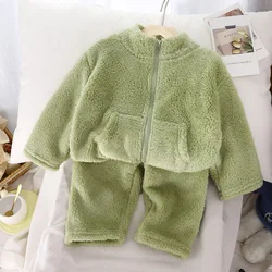 Conjunto acolchado de invierno para niños – Ropa cálida y lana