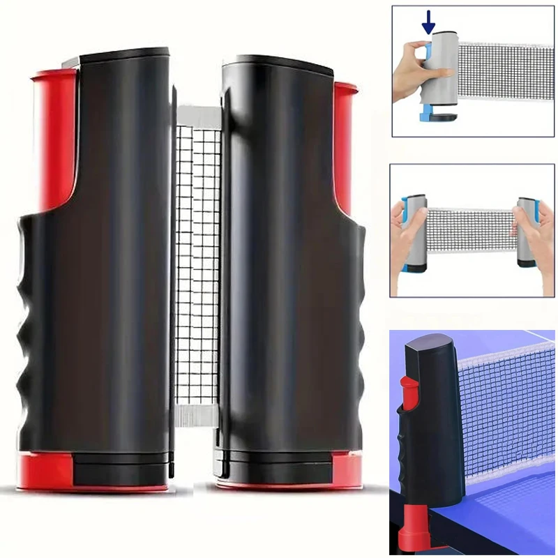 Red de ping pong portátil retráctil para tenis de mesa - imagen 3