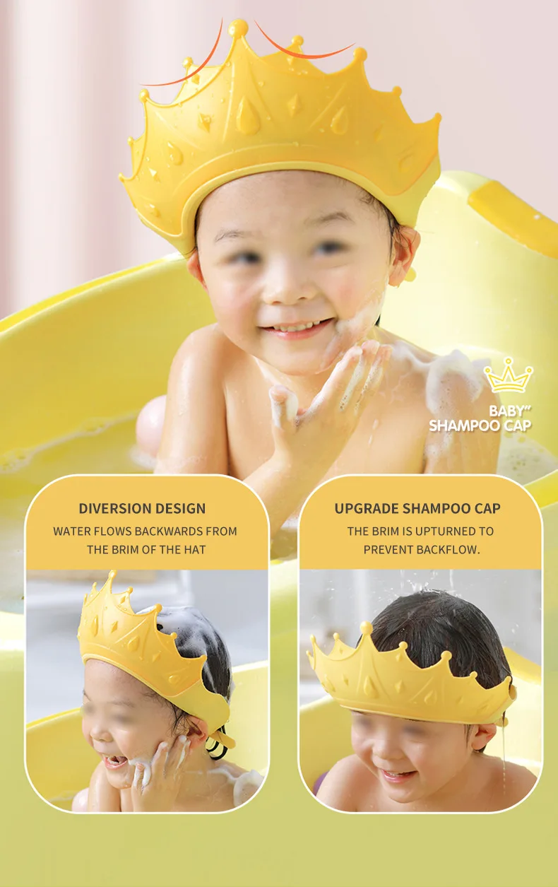 Gorro de ducha infantil visto de frente