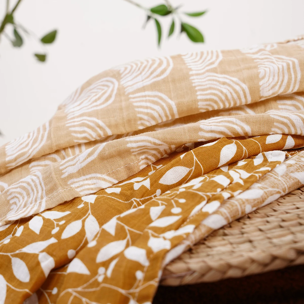 Swaddle y toalla de baño