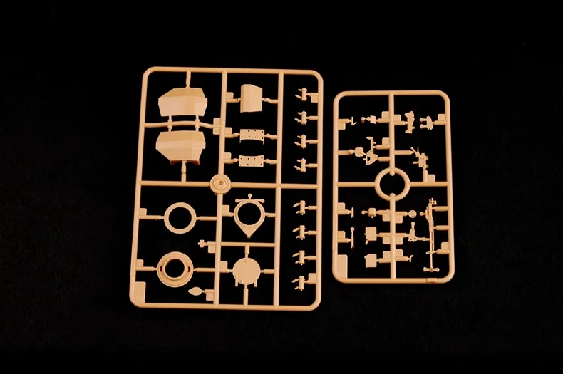 Piezas del kit listas para ensamblar