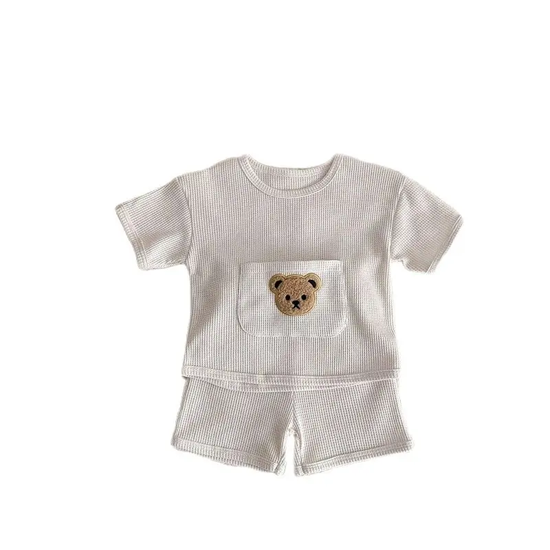 Conjunto osito bebé verano: camiseta y pantalones cortos - imagen 5