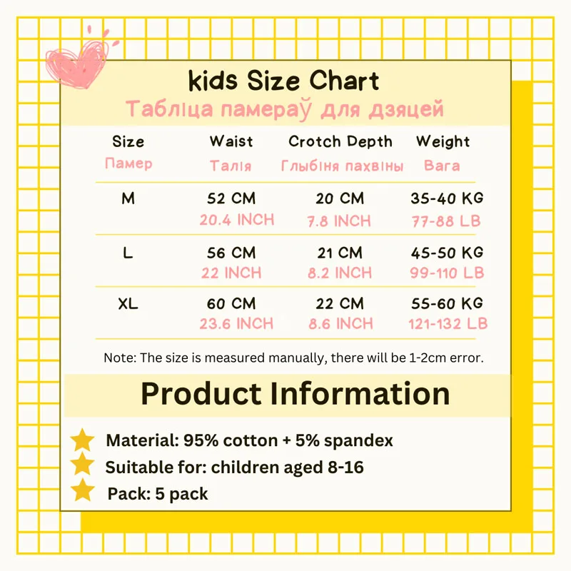 Ropa interior cómoda de algodón para niñas adolescentes - imagen 5