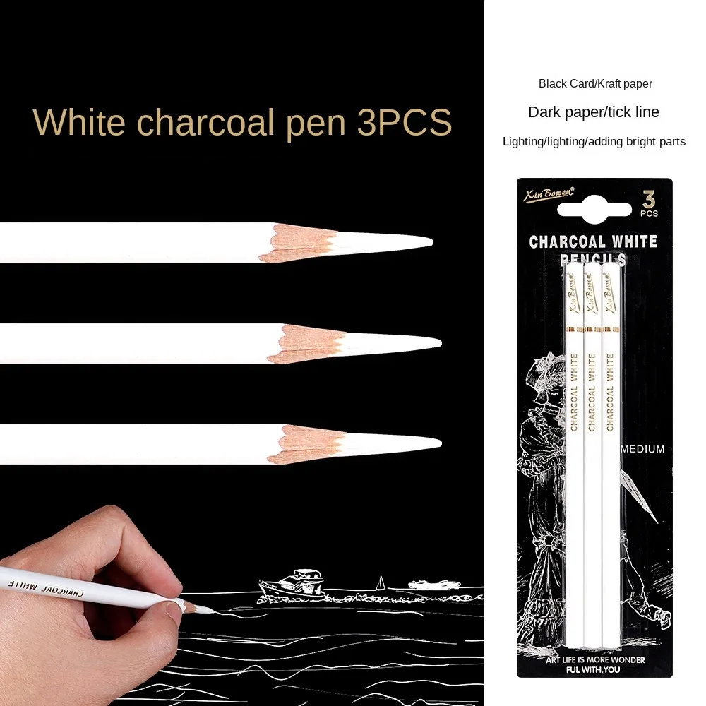 Juego de carboncillo para dibujo – suave a duro - imagen 4