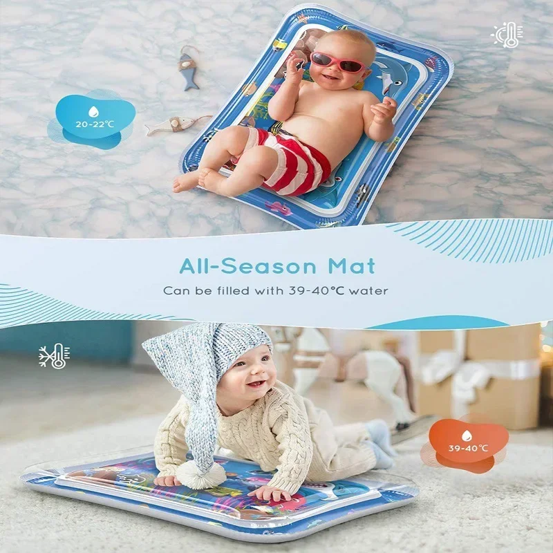 Alfombra de juego inflable de agua PVC para tiempo de barriga - imagen 5