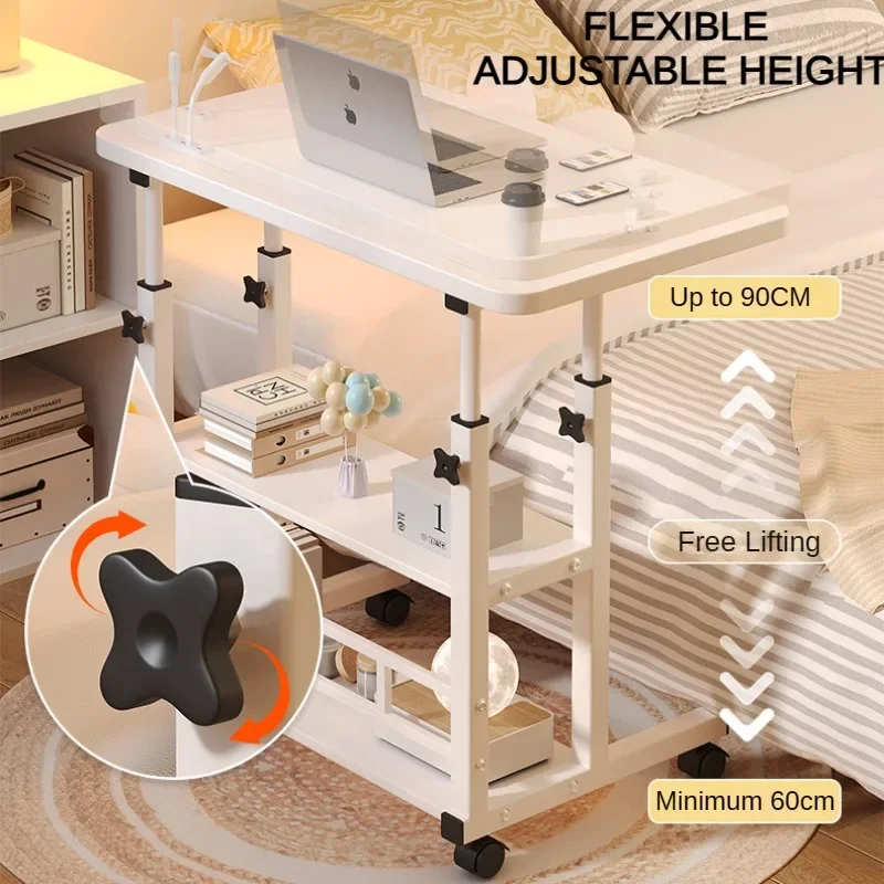 Mesa de estudio infantil con altura ajustable y puertos USB