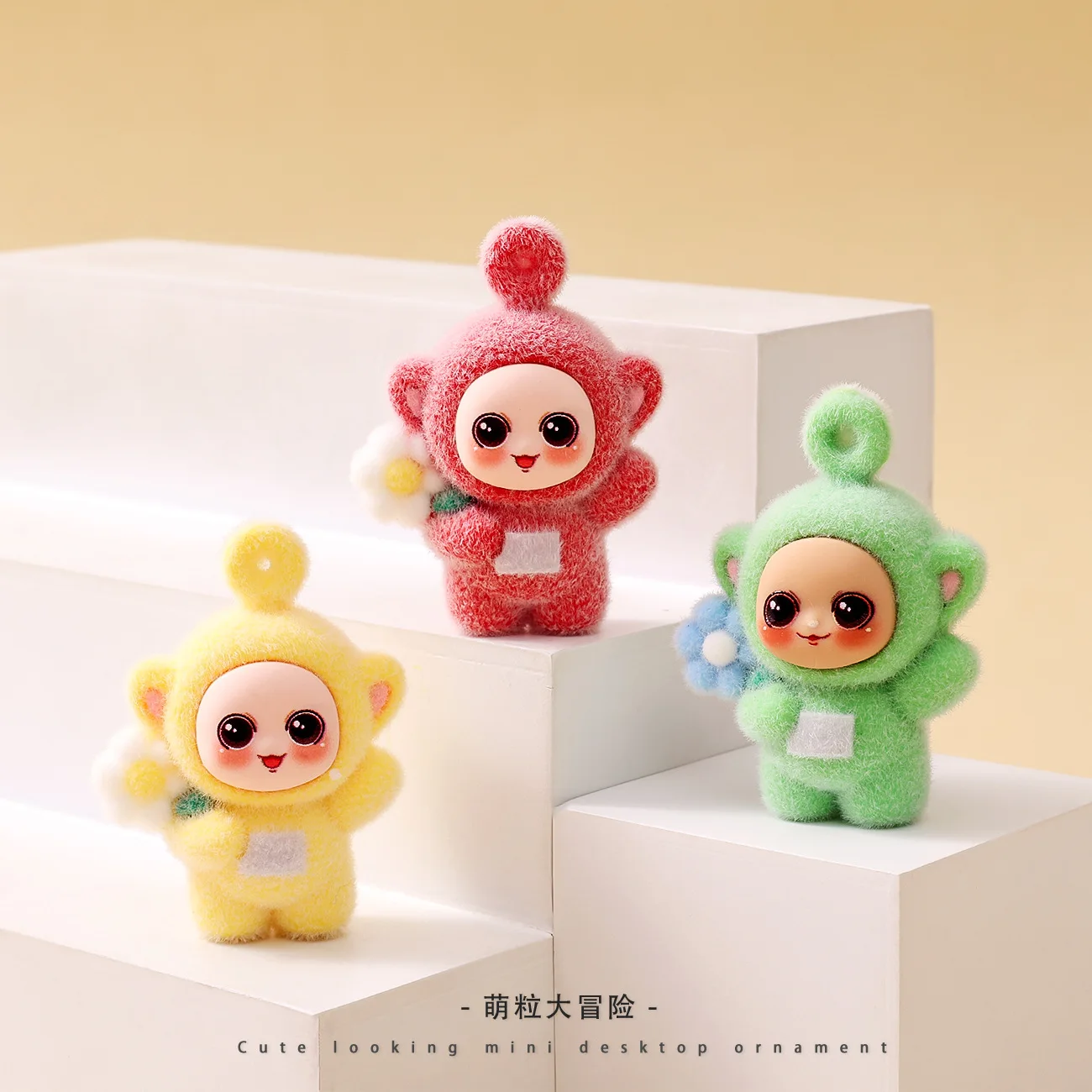 Figuras de muñecas bebé con flores para decorar escritorio regalo - imagen 4