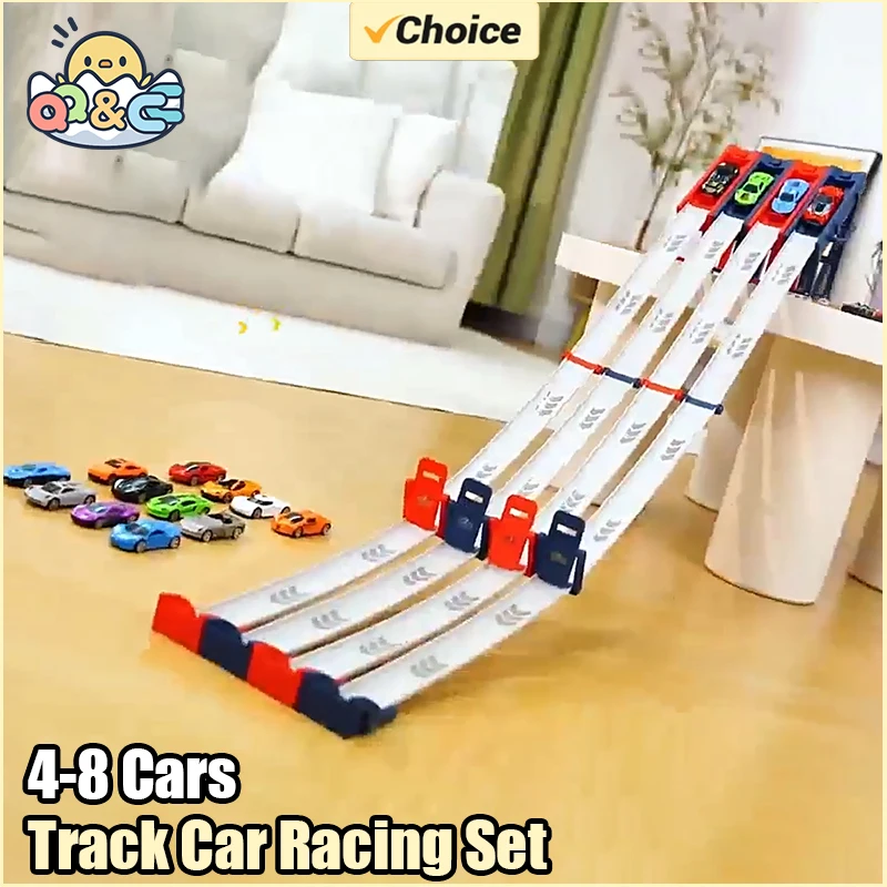 Pista de carreras coches ensamblable para niños: juego estratégico - imagen 3