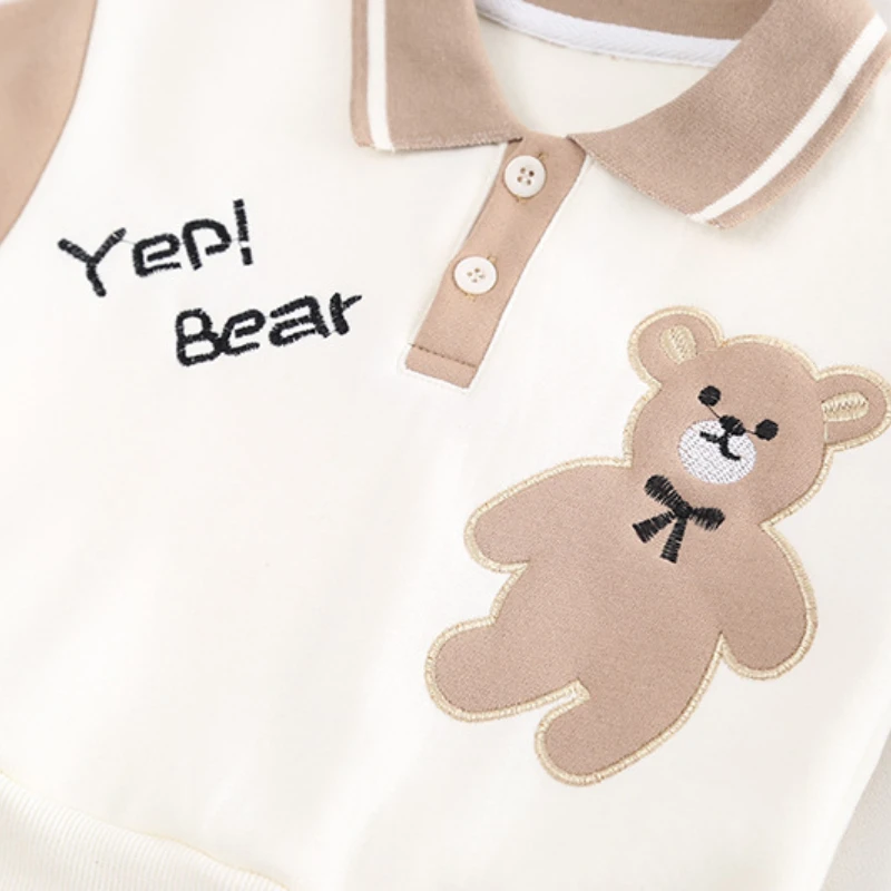 Conjunto infantil de otoño: camiseta y pantalón 2 piezas - imagen 2