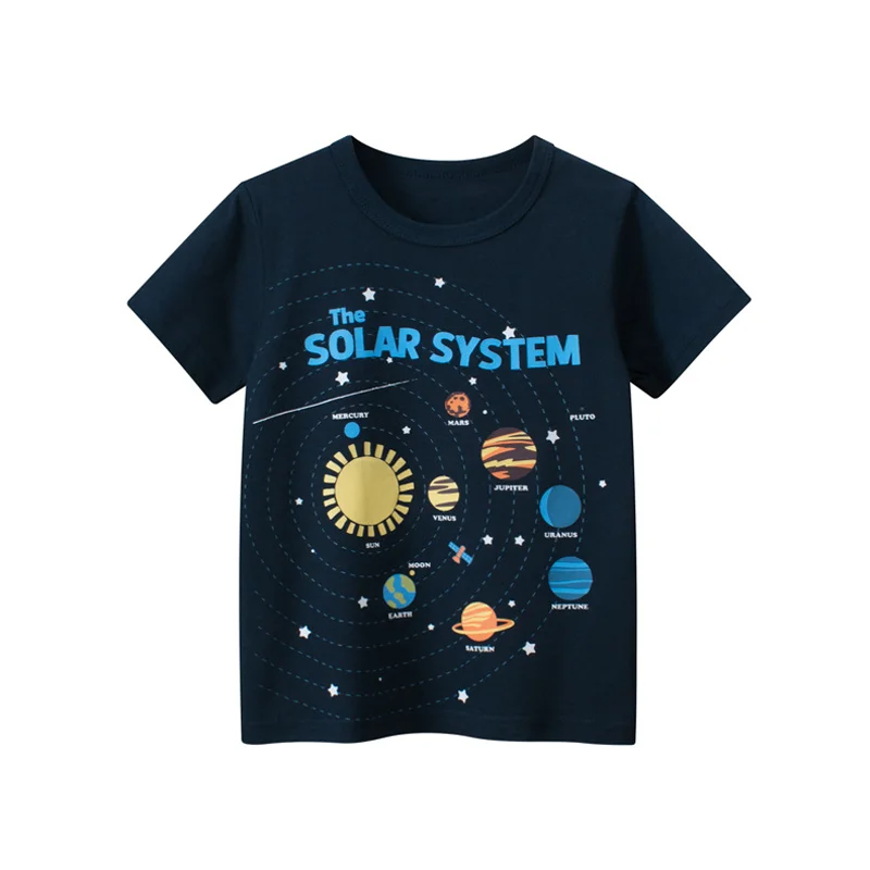 Camisetas de manga corta para niños estilo coreano y americano - imagen 2