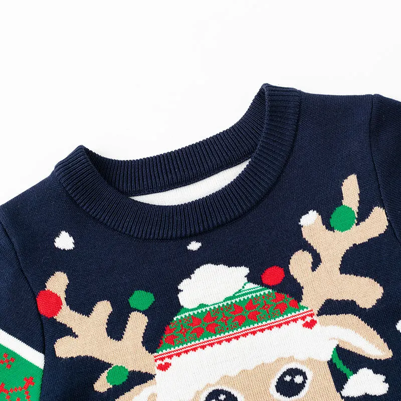 Jersey de Navidad infantil de manga larga con dibujo - imagen 4