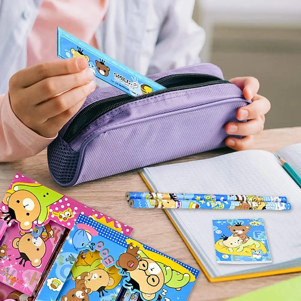 Kit de papelería escolar para niños: lápices, sacapuntas y cuaderno - imagen 3