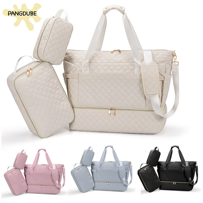 Bolsa de pañales para bebé con cambiador – Set de 3 unidades para viaje - imagen 4