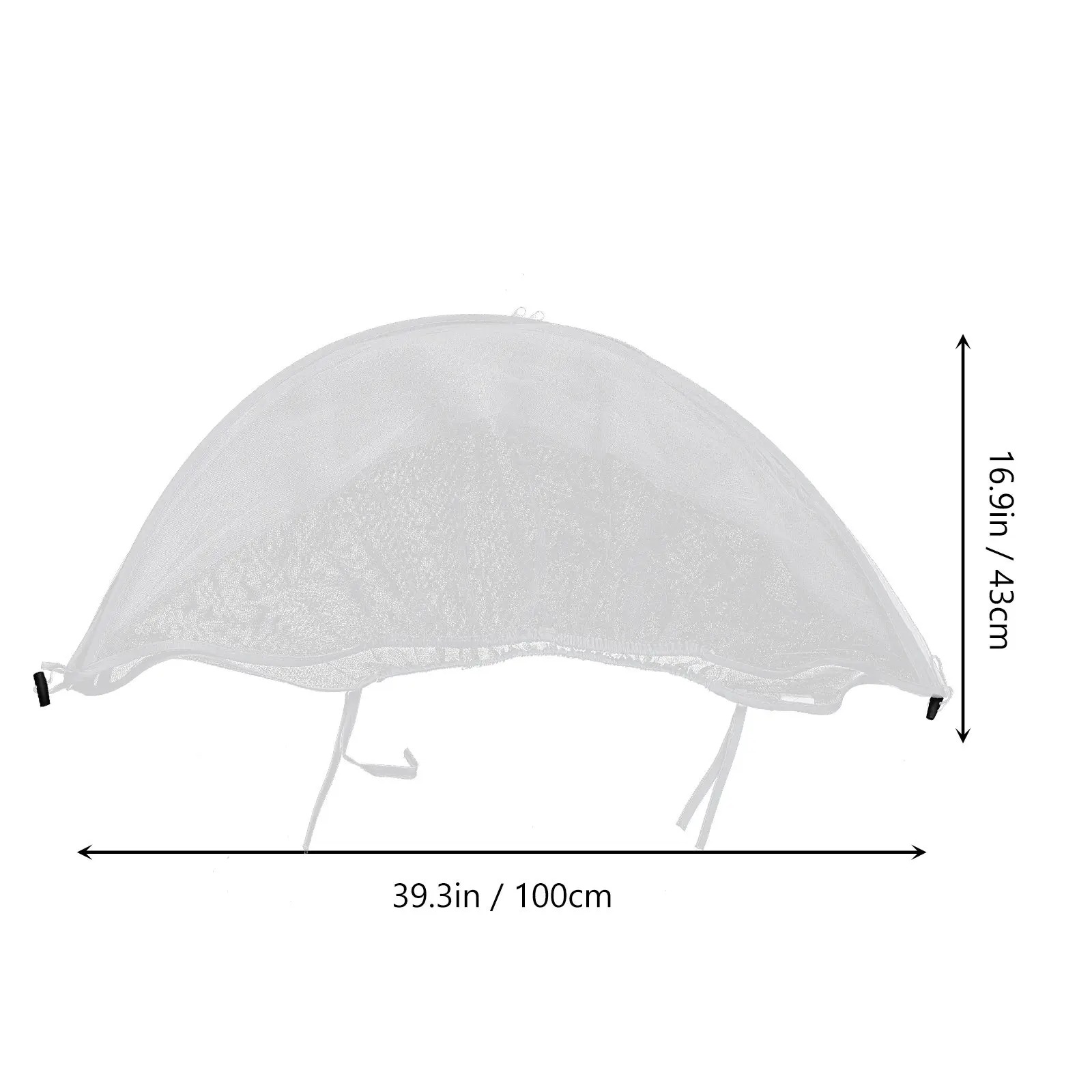 Mosquitera elástica universal para carrito de bebé, cobertura total - imagen 2