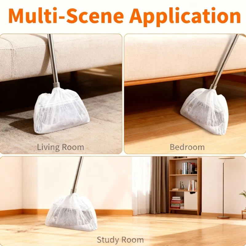 Fundas desechables para escoba redondas: limpieza de suelos del hogar - imagen 3