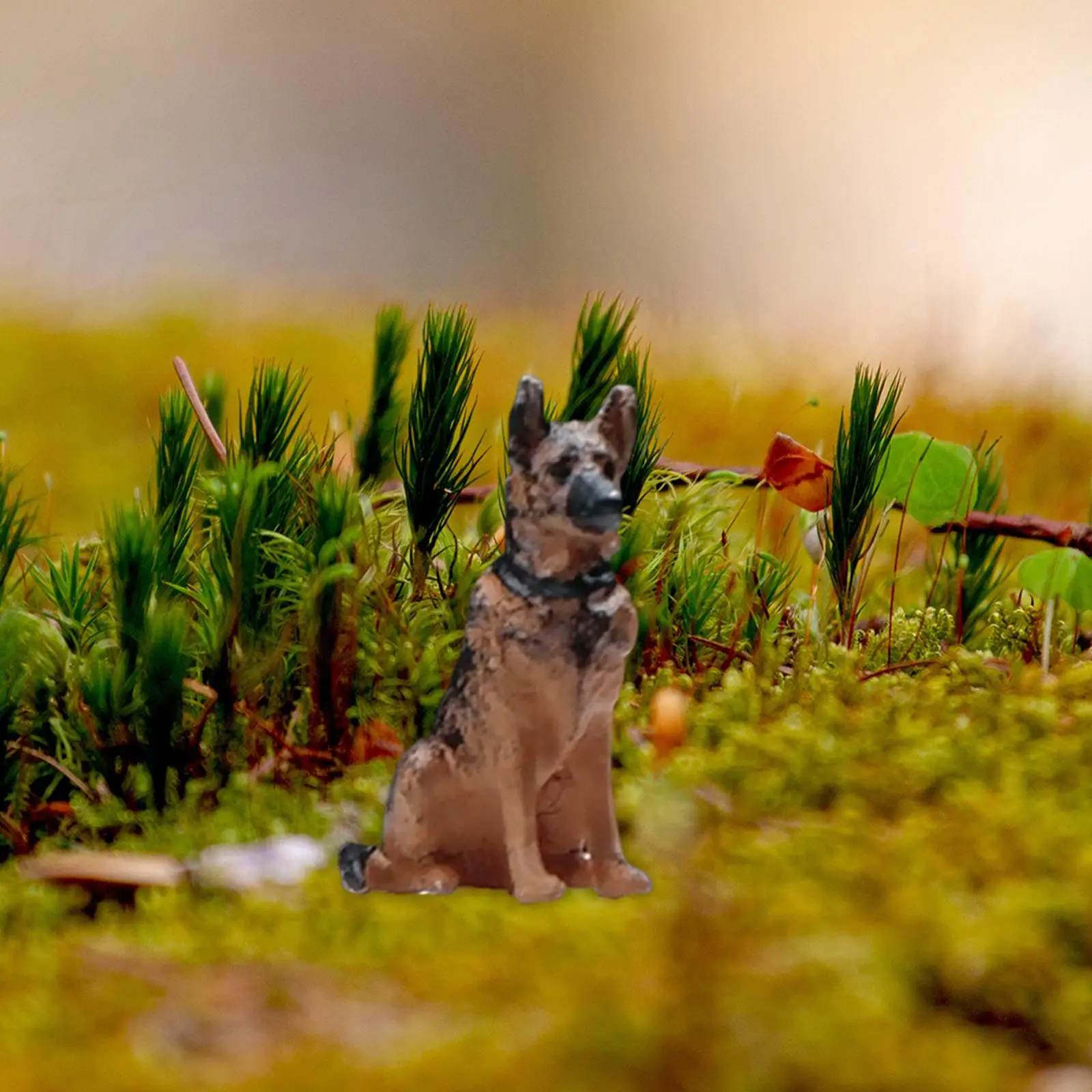 Figuras perros en miniatura pintadas a mano para jardín de hadas - imagen 5