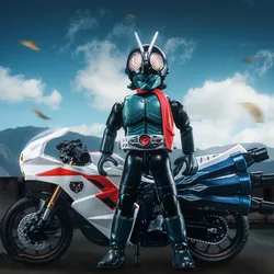 BLOKEES Kamen Rider figura de acción metal fundido a presión