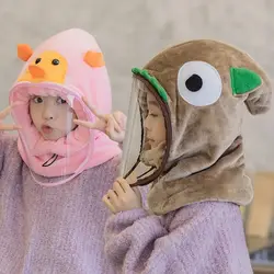 Gorro bufanda infantil de invierno con orejeras a prueba de viento