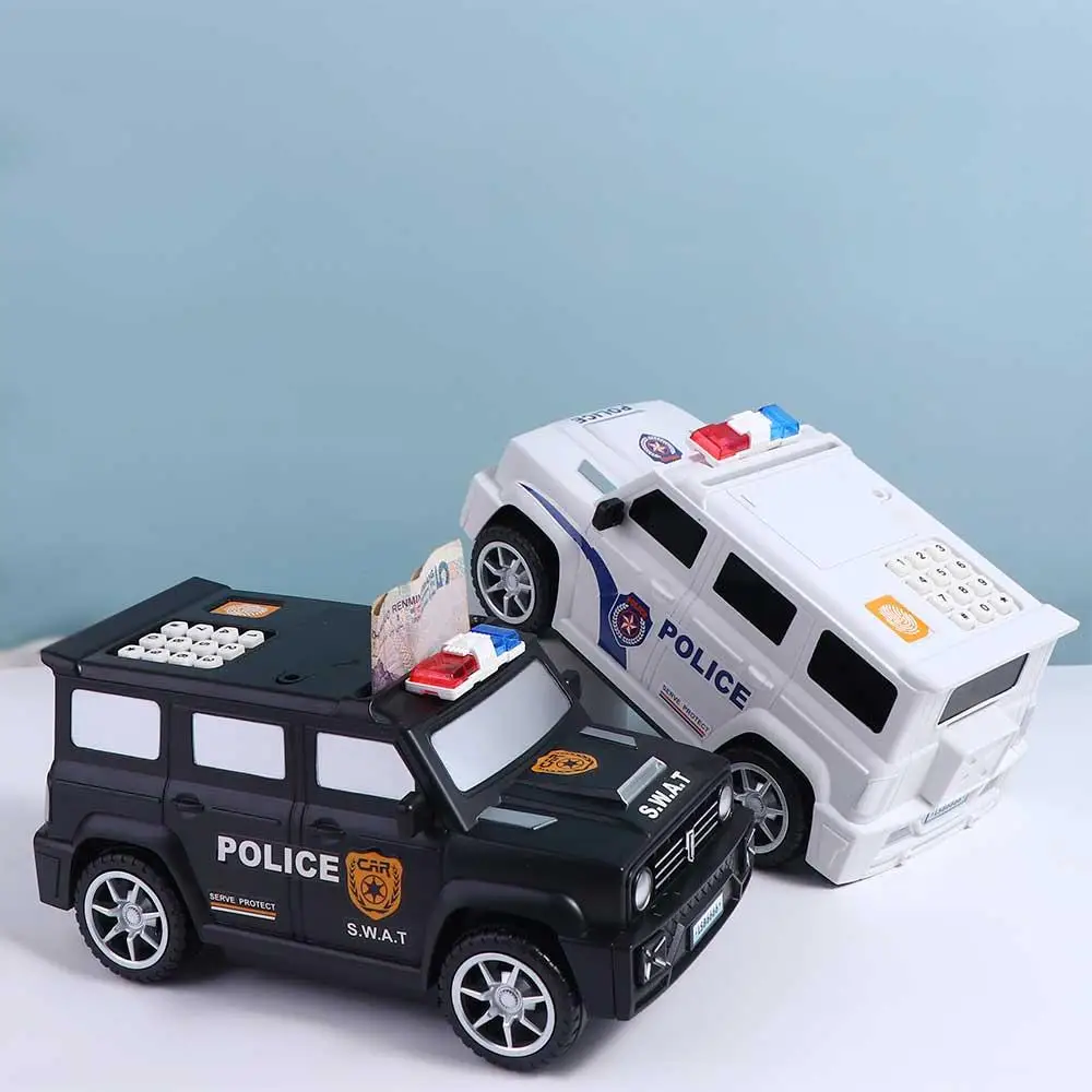Hucha infantil con contraseña y huella dactilar, modelo coche - imagen 4