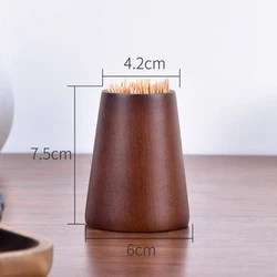 Porta palillos estilo nórdico en madera natural para hogar