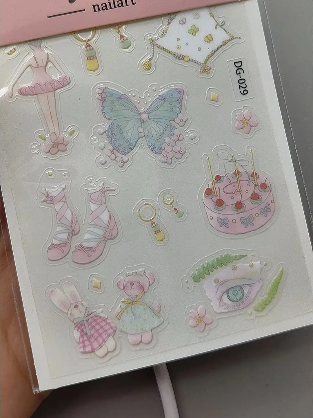 Pegatinas 3D impermeables de gel con dibujos de ballet - imagen 5