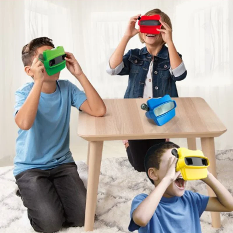 Juguete educativo 3D View-Master con mini teatro de unicornio