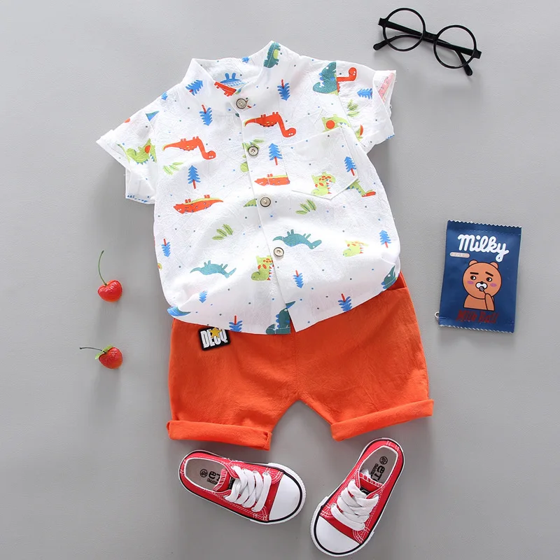 Conjunto de verano informal para bebé con pantalones cortos – moda - imagen 5