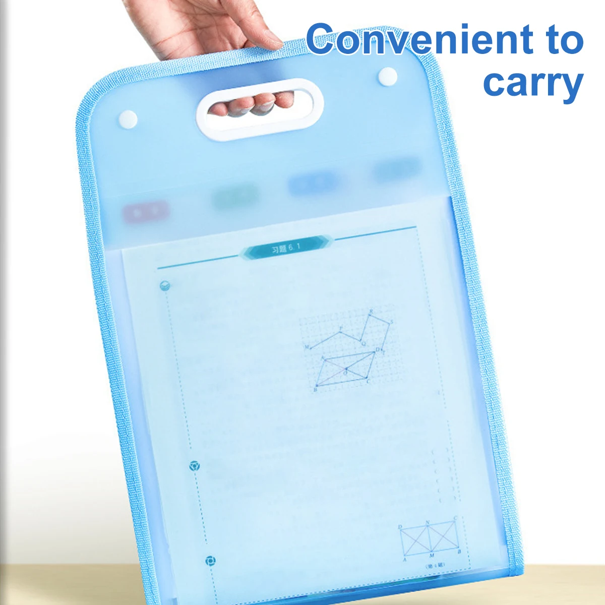 Carpeta escolar infantil multicapa con compartimentos - imagen 5