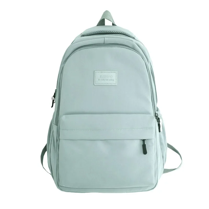 Mochila escolar color liso versátil para niñas de secundaria - imagen 3