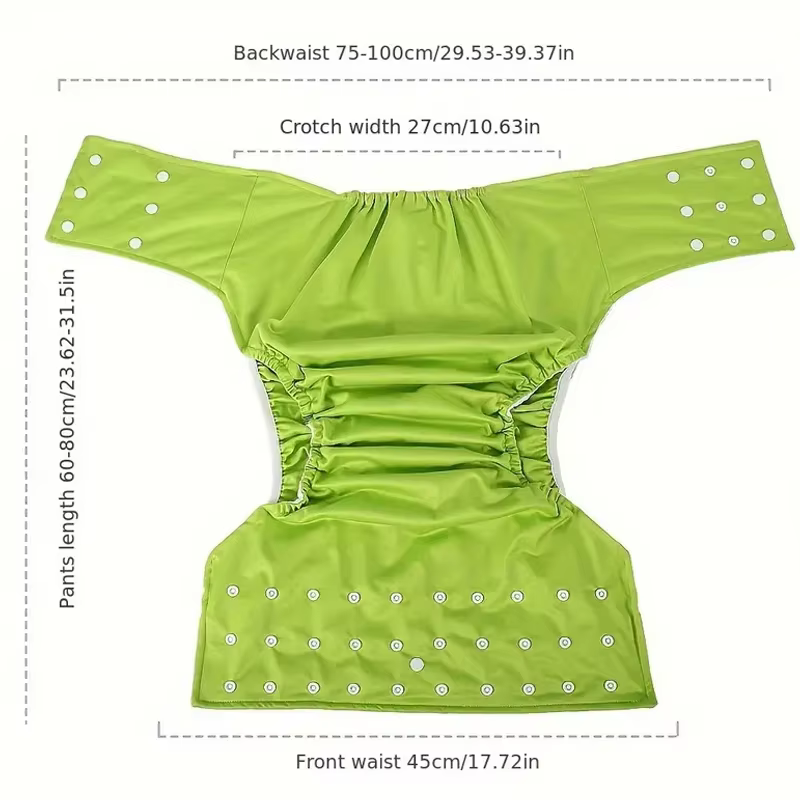 Pañales de tela lavables para adultos - Tallas grandes y ajustables - imagen 2