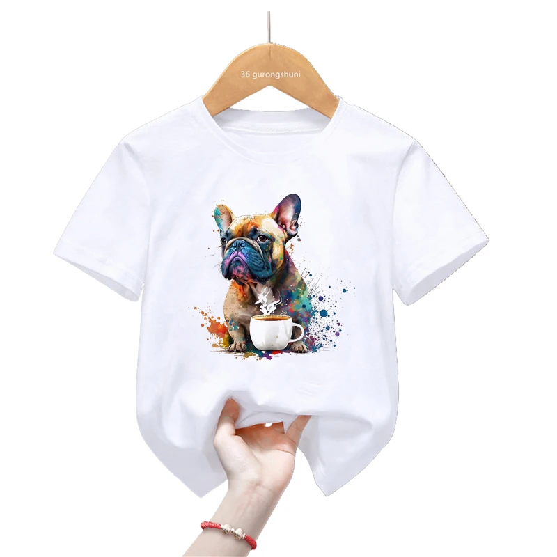 Camiseta Bulldog francés para niños – Estampado divertido - imagen 2