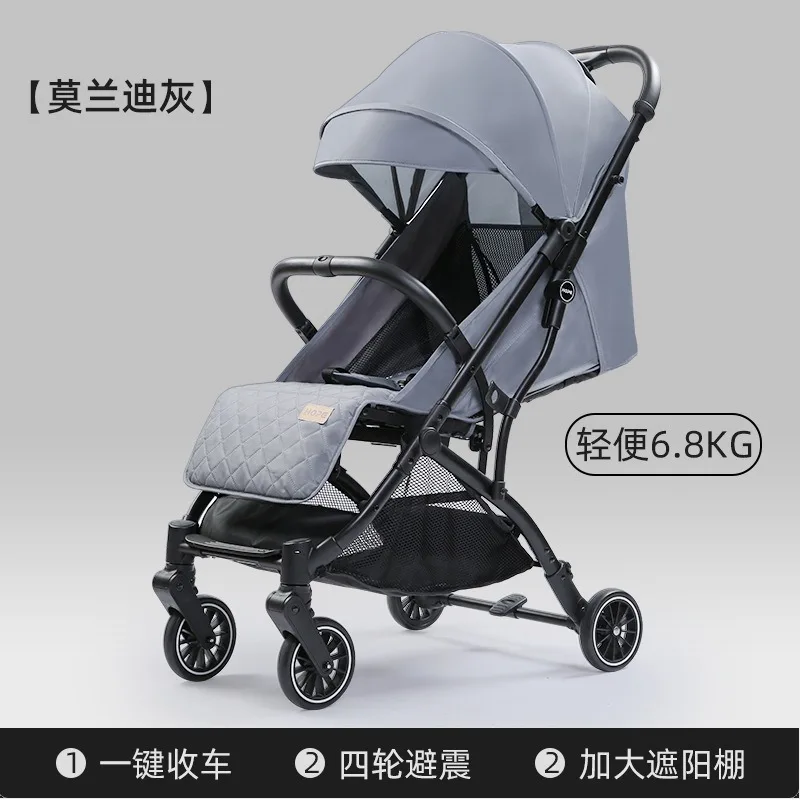 Cochecito compacto reclinable plegable de bolsillo – ligero - imagen 4