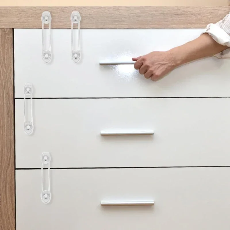 Cerradura de seguridad para cajones y frigoríficos Vocci transparente - imagen 4