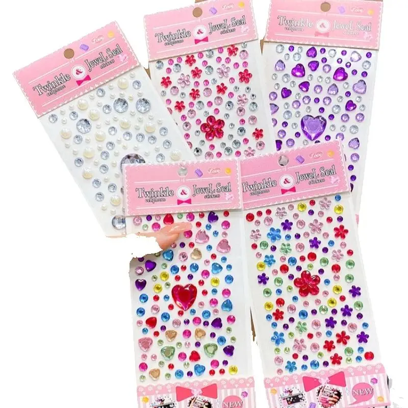 Pegatinas acrílicas de cristal con diamantes kawaii scrapbooking - imagen 4