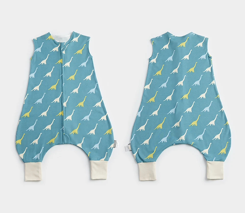 Mono pijama infantil sin mangas con cremallera doble para dormir - imagen 5
