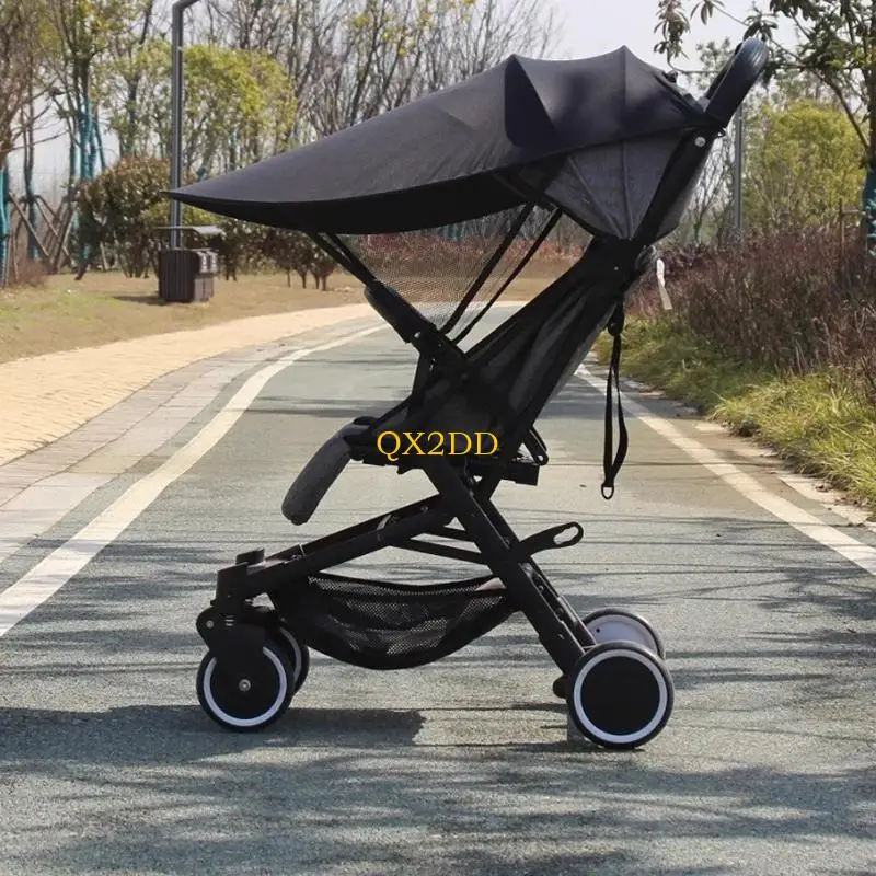 QX2D Cochecito con sombrilla protección solar para bebé - imagen 3