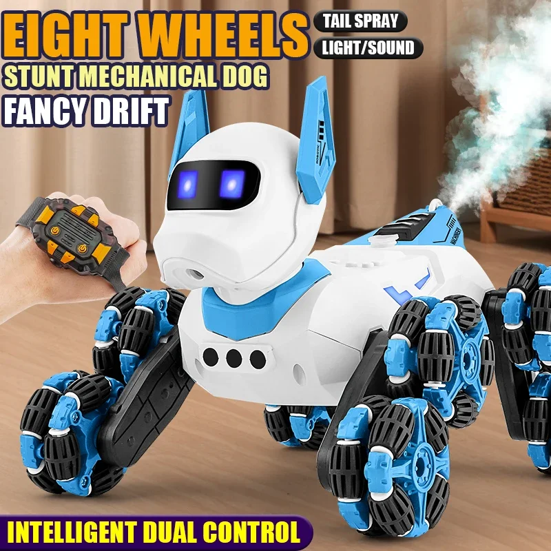 Robot RC con control remoto, luces, sonido y pulverización para niños - imagen 2