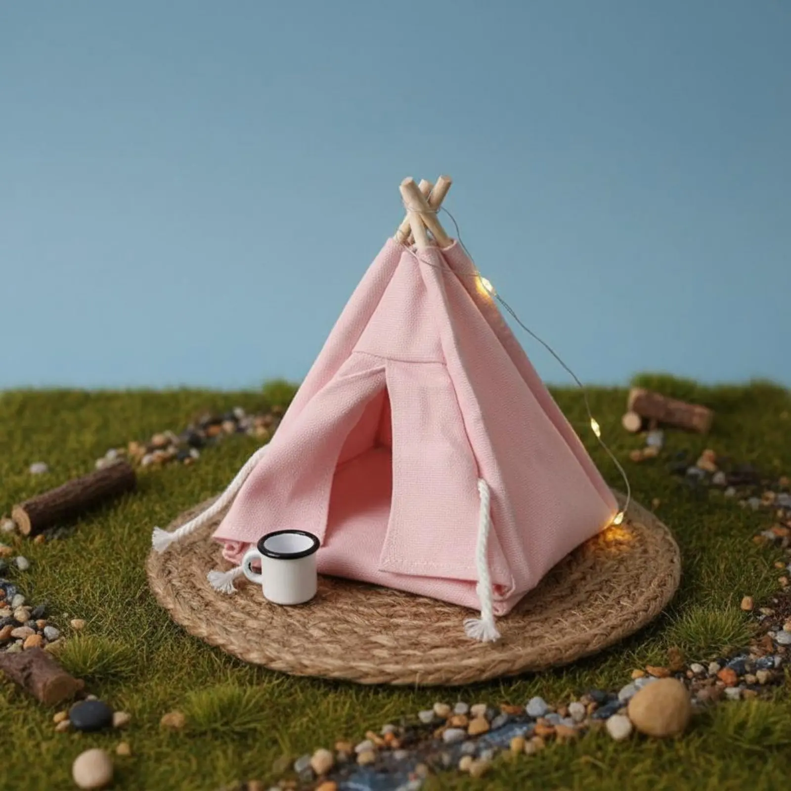 Tienda de campaña infantil para montar con luces realistas - imagen 3