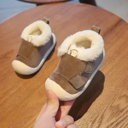 Botas de nieve felpa cálidas antideslizantes para bebé y niño