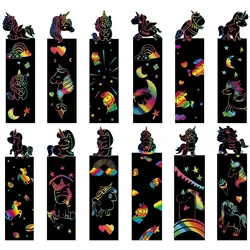 Set de marcapáginas para colorear dinosaurio y unicornio – ZYF