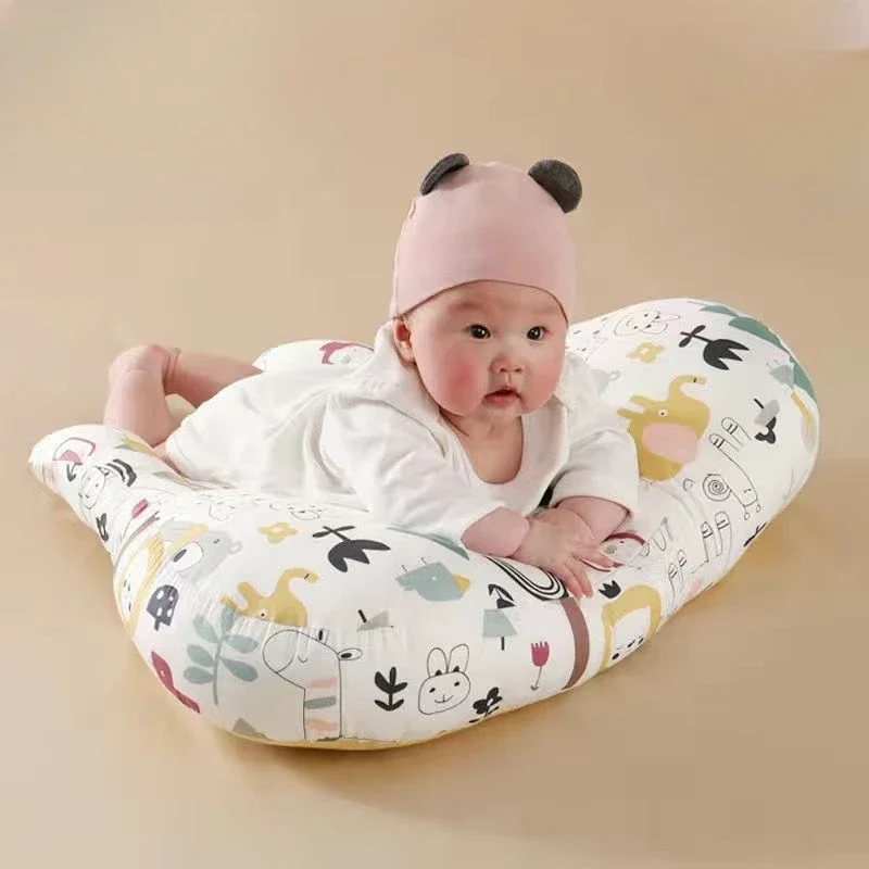 Almohada ajustable para bebé transpirable con funda de algodón - imagen 4