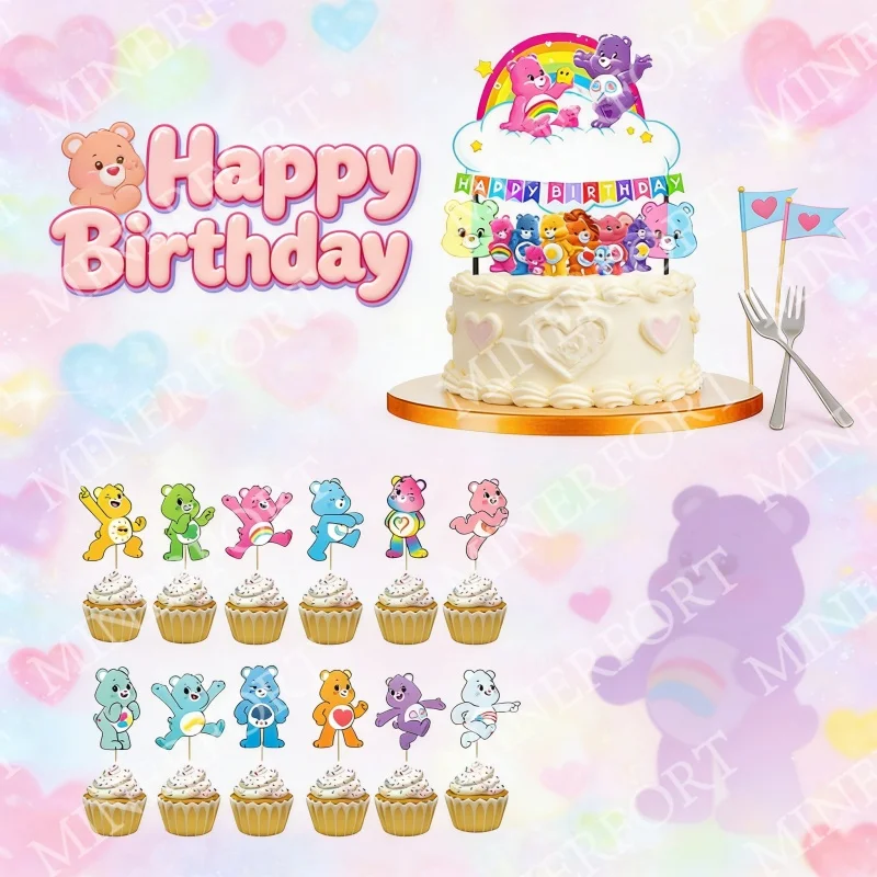 Ositos Cariñositos decoración infantil para cupcakes y tartas