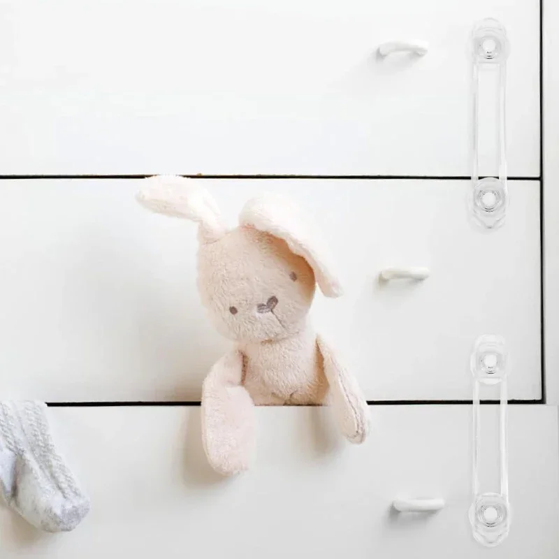 Cerradura seguridad vvocci transparente antioapertura niños cajones - imagen 5
